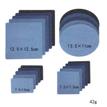 Toppe termoadesive, toppe multifunzionali per denim per riparare comodamente e in modo affidabile i buchi nei vestiti, cordino incluso per una