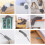 Soft Rubber Head Microfiber Duster, Extendable & Bendable with Washable Mini Dusters 6