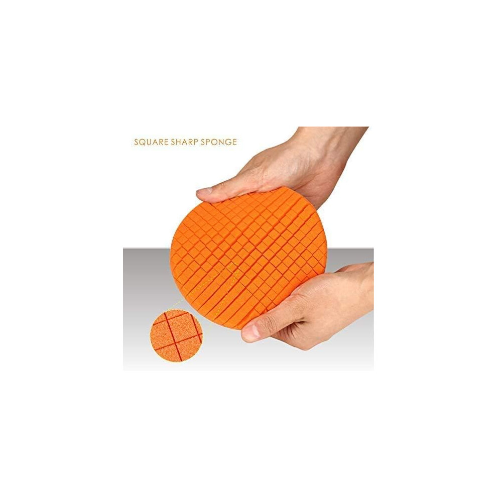 Color Selection Buffing Pads, Square Sharp Sponge For Cutting And Polishing Car Oxidation And Scratches, With Wide Applicability In Automotive 9048212429289