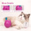 Interactive Rechargeable Irregular Auto Rotating Light Pointed 7