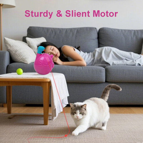 Interactive Rechargeable Irregular Auto Rotating Light Pointed 1