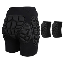 Women and Men 3D Padded Hip Pants Protective Gear for Kids Adults Skating Snowboarding Ice Skating