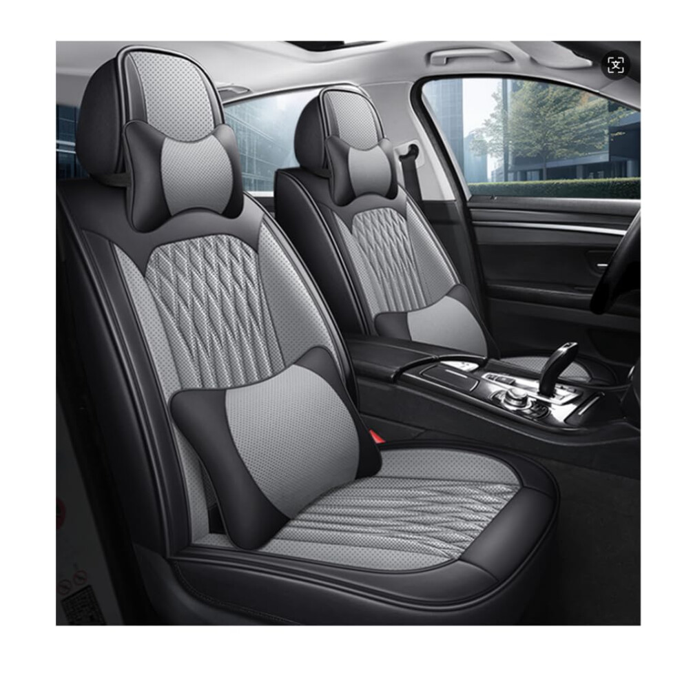 Luxury Waterproof Universal Car Seat Covers For Ford Mondeo, Breathable Leather, Full Protection 9189345257254