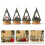 Motorized Snow Globe Electronic Ornament Christmas Tree-C 3