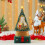 Motorized Snow Globe Electronic Ornament Christmas Tree-C 7