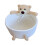 Portable Handmade Storage Container with-milk white bear small 1