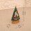 Motorized Snow Globe Electronic Ornament Christmas Tree-C 4