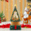 Motorized Snow Globe Electronic Ornament Christmas Tree-C 6