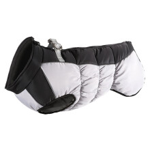 Harnesses Winter Dog Coat Warm Dog Clothes Vests Dog-Black 4XL