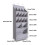 Space Saving Over Door Shoe Holder Maximized-Gray 15 grid 1 4