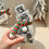 Sparkling Snowman Shape Figurine Statue Reflective Discos 5