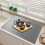 Silicone Dish Drainer Mat for Kitchen Enthusiasts-Light Grey 3
