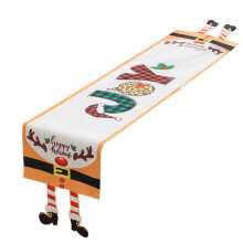 Elegant Tablecloth Christmas Accessory with-JOY singleayer tab