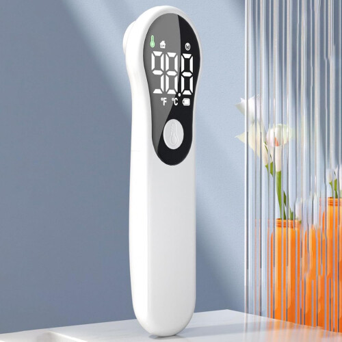 Forehead Thermometer with Touchless Infrared Sensor, Dual Mode for Adults Kids and Objects, Fast 0.5s 1