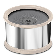 Large Dog Water Bowl 1.6 Gallon Stainless Steel No Spill Slow Feeder with Anti Slip Base