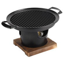 Korean BBQ Grill Smokeless Nonstick Tabletop Charcoal Grill for Camping Outdoor Cooking