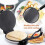 Electric Crepe Maker 1800W DoubleSided Heating Non Stick 12 Inch with Variable Temperature Control 2