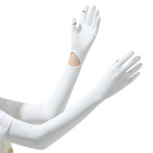 Gants de refroidissement de protection solaire pour-168 blanc
