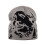 Bonnet en tricot, bonnets, pull, casquettes de crâne-Gris 6
