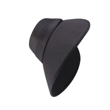 Chapeau de soleil d'été vide pour femmes, protection UV,-Noir