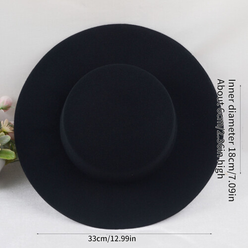 Chapeau de spectacles sur scène, chapeau-Noir 2
