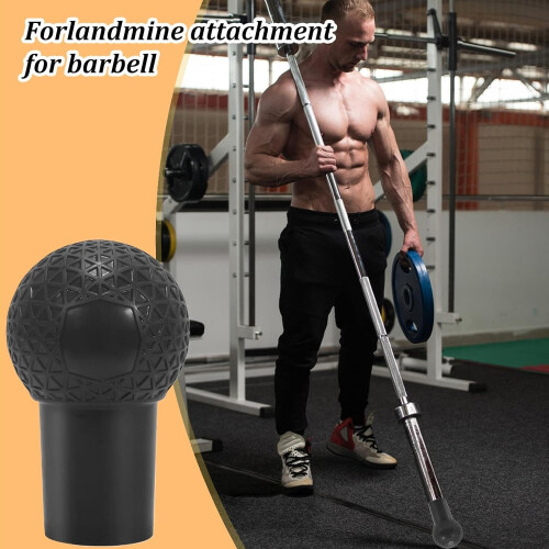 Press Row Attachment, Barbell Workout Equipment, 360 Rotation Split Squat Gym Tools, Black 2
