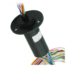 36 Channel Slip Ring 360 Rotation Stable Signal Transmission Cap Type Rotary Electrical Connector