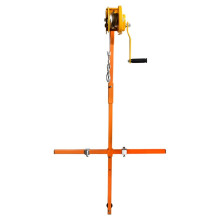 Generic Portable Air Conditioning Outdoor Unit Hoist Tool Altitude Lift SelfLocking Winch 3HP Bracket 20m Winch