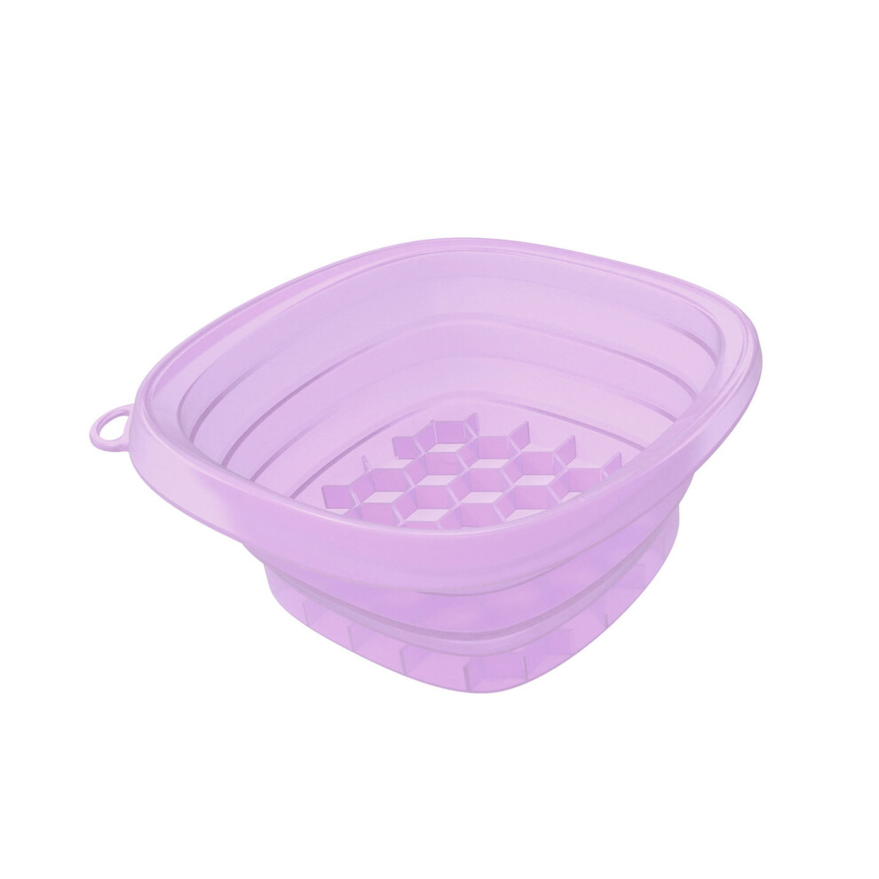 Foldable Face Ice Bath Bowl Builts-In Ice Tray For Cooling-zise