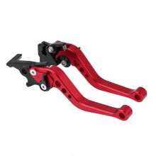 Universal for Motorbike Modification 1 Pair Alloy CNC Motorcycle Brake Levers and Clutch Lever Set Red
