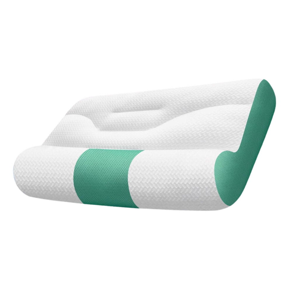 Cooling Cervical Support Pillow Breathable Fabric- Green