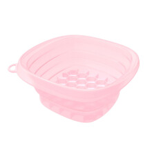 Bol de bain de glace pliable pour le visage, bac Ă -Couleur rose