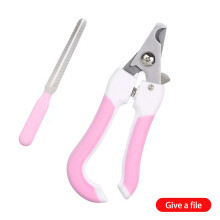 Pet Nail Cutter Cats Nail Trimmer for Pet-Pink Large OPP suit