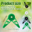 Clips d'entraînement de jardin adaptés à l'ajustement Flexible 3