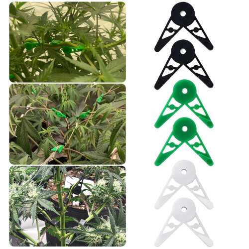 60x Gardening Training Clips Bendable Stem Support for Healthy 1