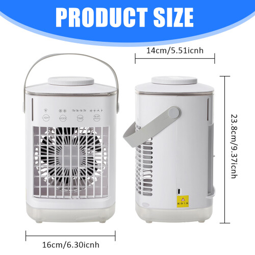 Portable Evaporative Coolers 700ML Large Capacity Quiet 2