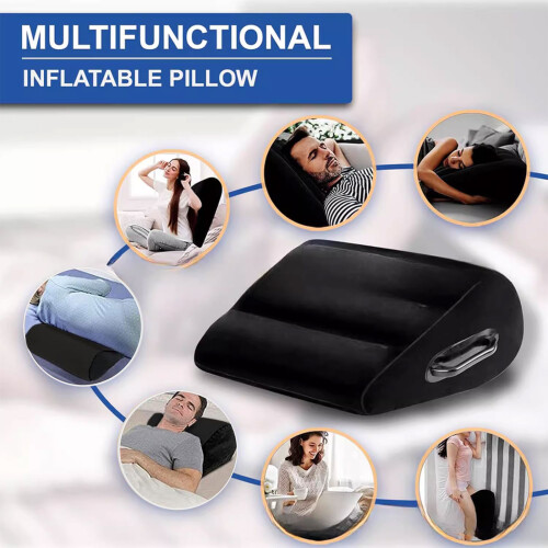 Oreiller de lit gonflable multi-usage pour soulager les douleurs 2