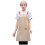 Workwear Bib Apron Enhances Airflows Design Stains-Khaki 1