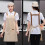 Workwear Bib Apron Enhances Airflows Design Stains-Khaki 4
