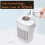 Portable Evaporative Coolers 700ML Large Capacity Quiet 7