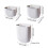 Kitchen Cabinet Door Trash Can Solution, Storage Folding Garbage Can with Secure Mounting System Foldable Garbage Bucket for Home Bathroom Use, Multip 2