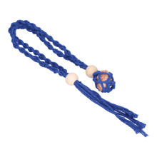 Handgefertigter Steinhalter: Handgewebte, längenverstellbare Halskette, perfekt für DIY-Kreationen von Kristallanhängern, hält Quarz- und