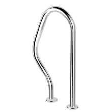 Stainless Steel Pool Handrail with Ergonomic Safe Grip, Deck Mounted Rail for Inground Swimming Pool