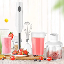 Stavblender med ledningsfri betjening, USB-genopladelig, skridsikkert greb, justerbar vinkel, til alsidige køkkenopgaver, når som helst og hvor som