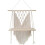 Ράφια Boho Organizer Wall Art, Ράφι κρεμαστό τοίχου από φυσικό βαμβάκι και σχοινί Macrame για 1