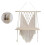 Ράφια Boho Organizer Wall Art, Ράφι κρεμαστό τοίχου από φυσικό βαμβάκι και σχοινί Macrame για 3