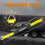 4 Pack 2 Inch Axle Straps with DRing, Adjustable Wheel Tie Down Kit, Protective Sleeve, Yellow 5