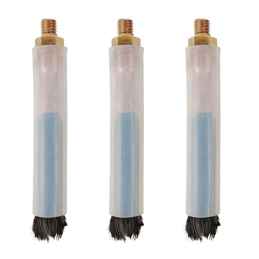 3X M10 Thread Carbon Fiber Weld Cleaning Brush For Tig Mig Seam Passivation And Polishing 9199774954075