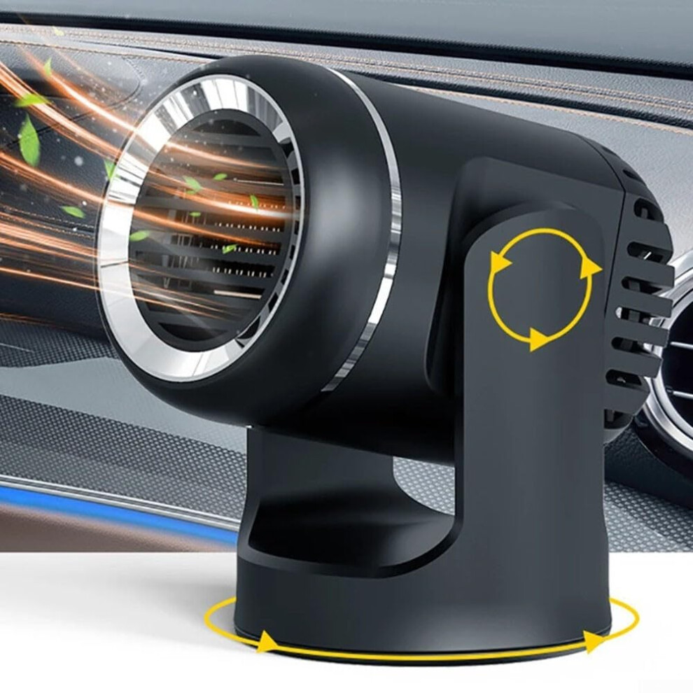 Car Heater 12V/24V Fast Heating Defrost And Defog Windshield Fan For Winter Driving (12V) 9426802346589
