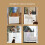 1 Set Children's Fence Replacement Part Wall Mounting Brackets Hooks and Screws Compatible with Various Models Ref: 9145 3